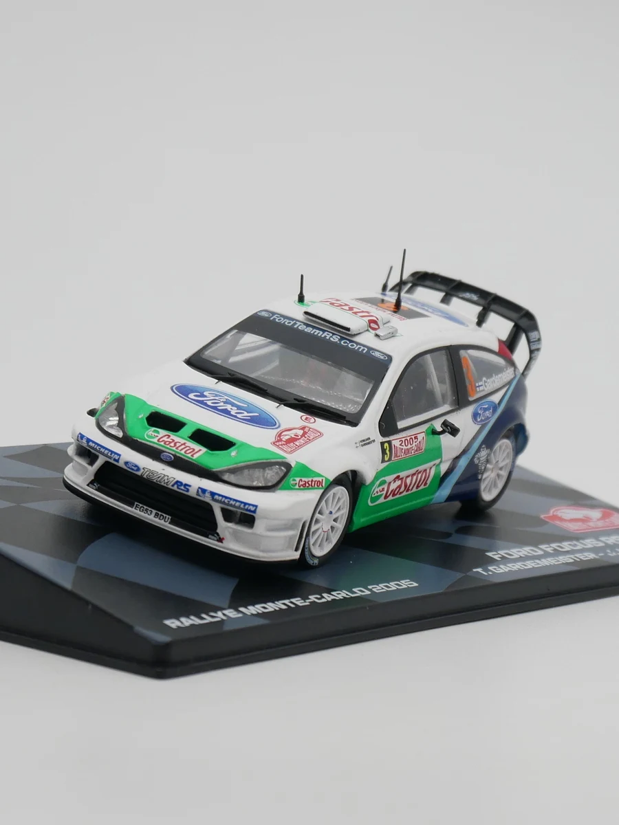 Ixo 1:43 FORD FOCUS RS WRC 2005 T.GARDEMEISTER J.HONKANEN Diecast Car Model Metal Toy Vehicle