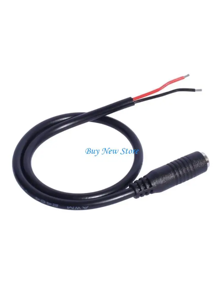 

20CE DC5V Power Barrels Female Connectors Pigtail 3.5mm x 1.35mm 30cm for Gadgets