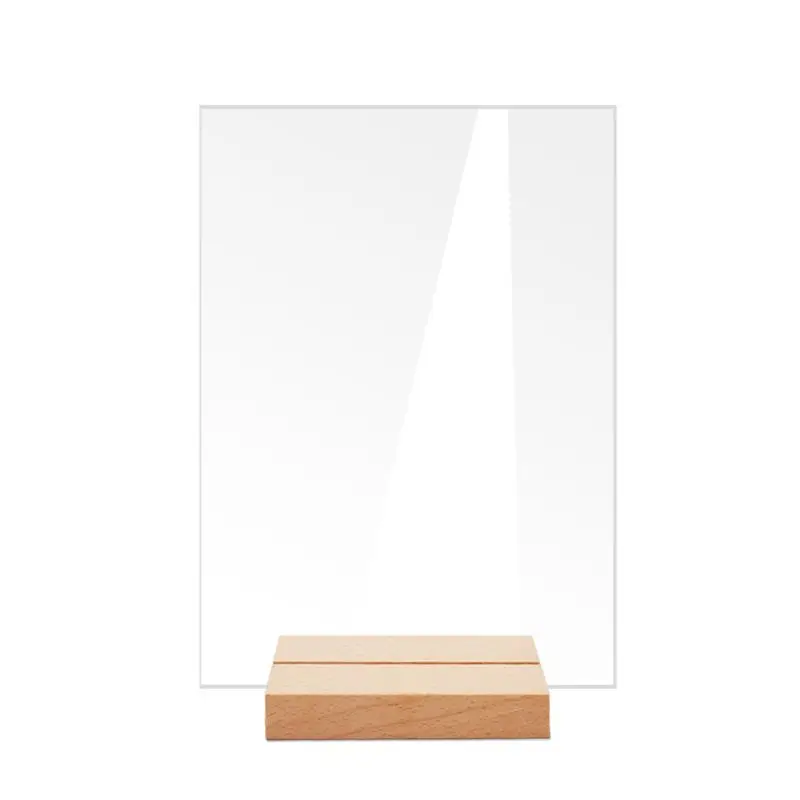 

2025 тренд 12 шт. DIY пустая акриловая настольная вывеска прозрачная вывеска с подставкой прозрачная арка номер стола настольная карта свадебное украшение