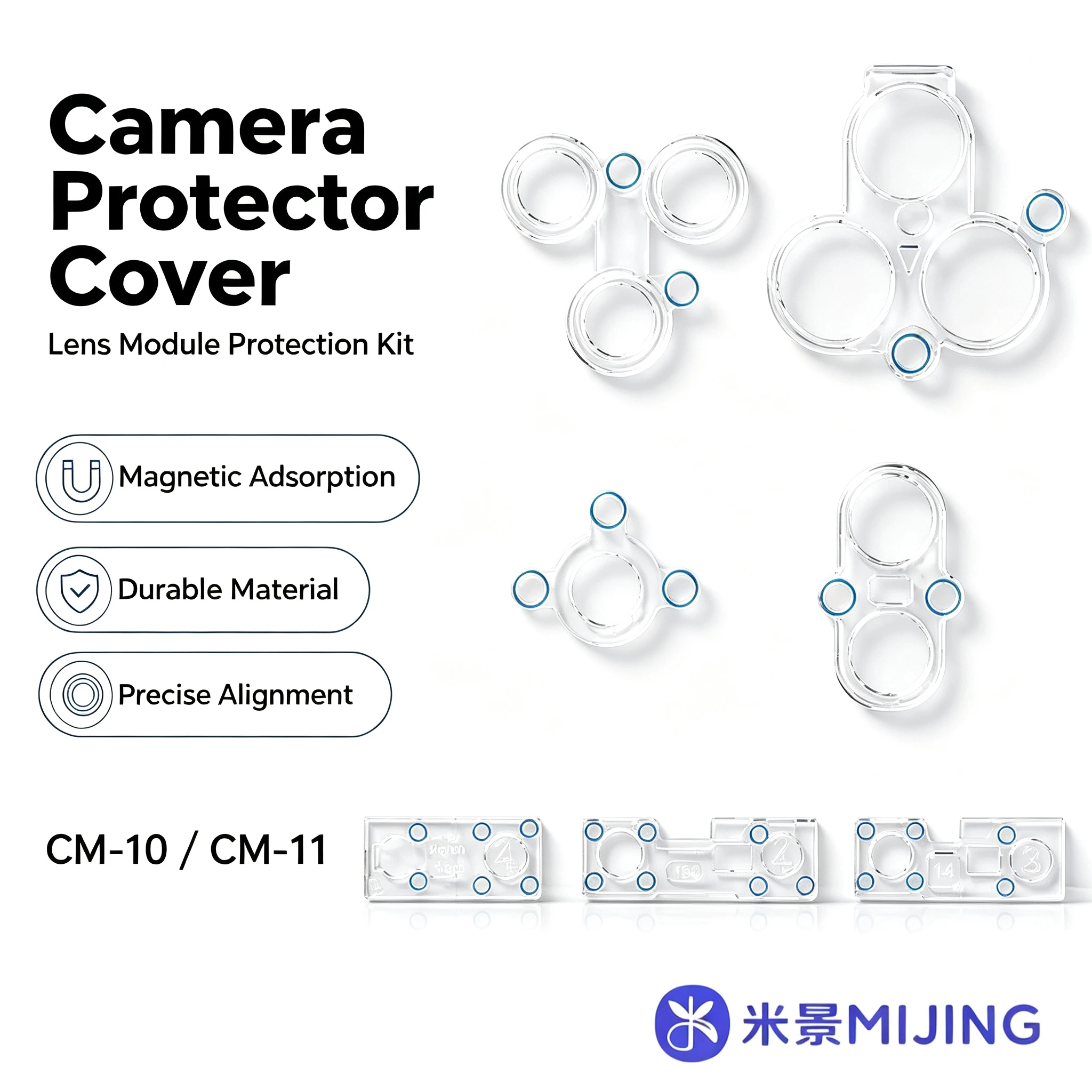 MIJING CM-10/CM-11 Camera Assembly Protective Cover for IP X-17 Series Repair Front and Rear Camera Assembly Protection Tool