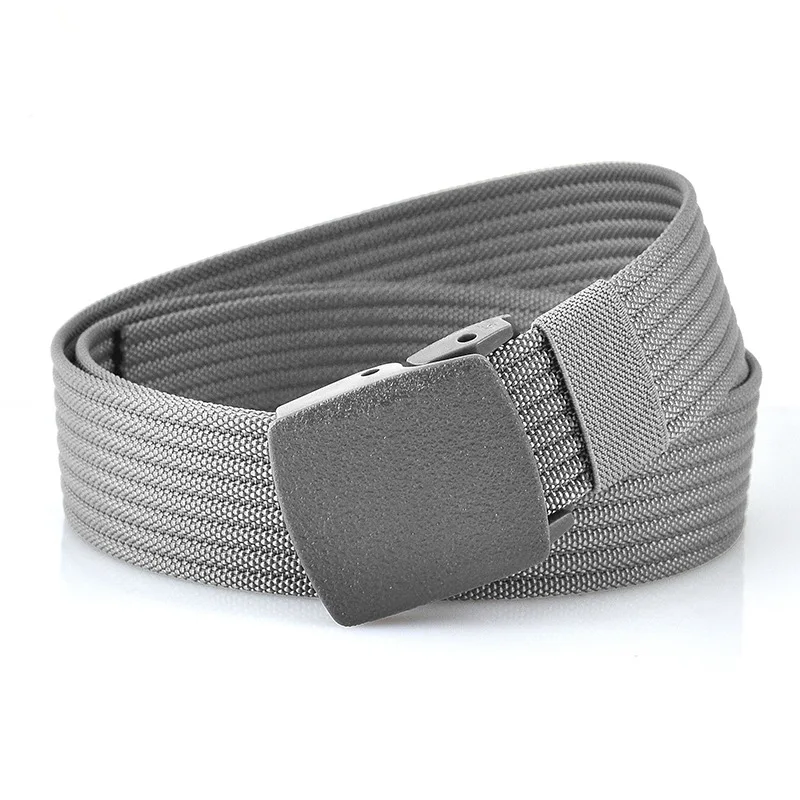 Herrengürtel, modisch, Unisex, Jeansgürtel, verstellbarer Gürtel, Herren, Outdoor, Reisen, taktischer Taillengürtel mit Kunststoffschnalle für Hosen, 120 cm – Detail 9