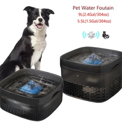 Pet Water Fountain 5.5L/9L Large Capacity Water Dispenser with Sensor Automatic Circulation Filter Cat and Dog Water Fountain