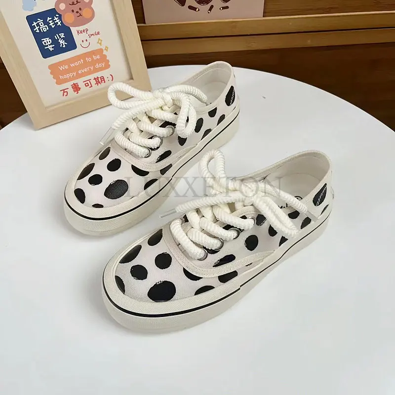 Women Canvas Shoes Fashion Leopard Platform Canvas Shoes Women Casual Flat Shoes Women Vintage Shoes Zapatos De Mujer