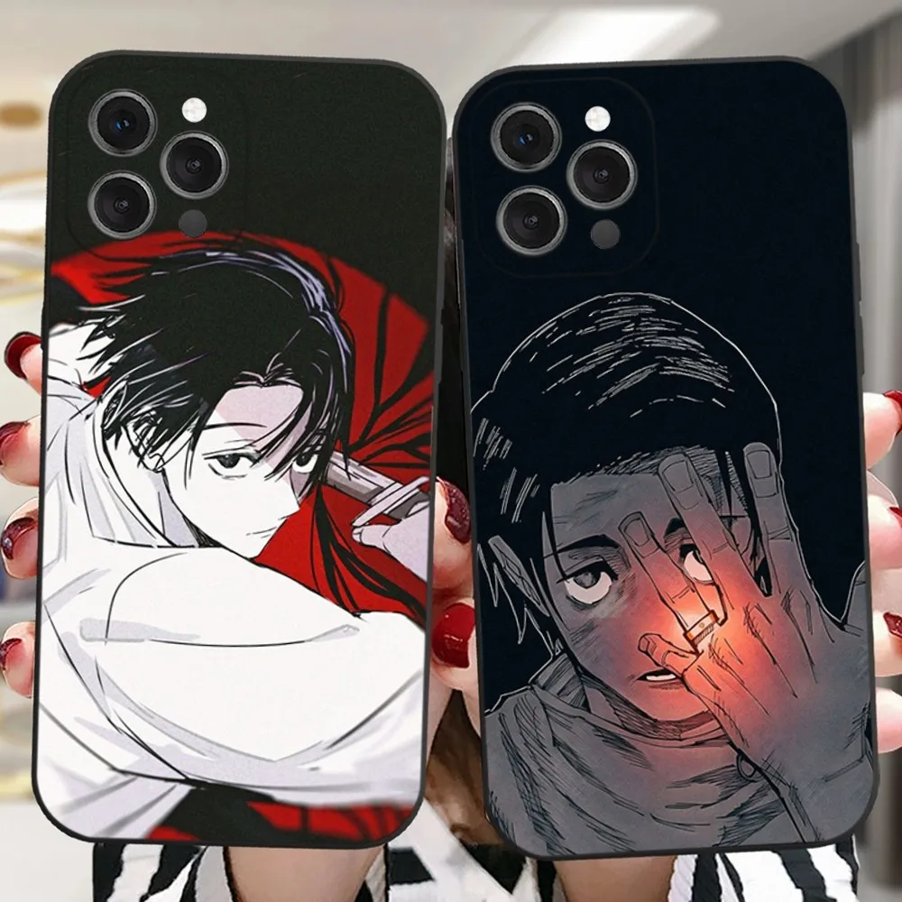 

Jujutsu Kaisen Okkotsu Yuta Phone Case For iPhone 16,15,14,13,12,11 Plus,Pro,Max,XR,XS,X,7,8 Plus,SE,Mini Silicone Soft