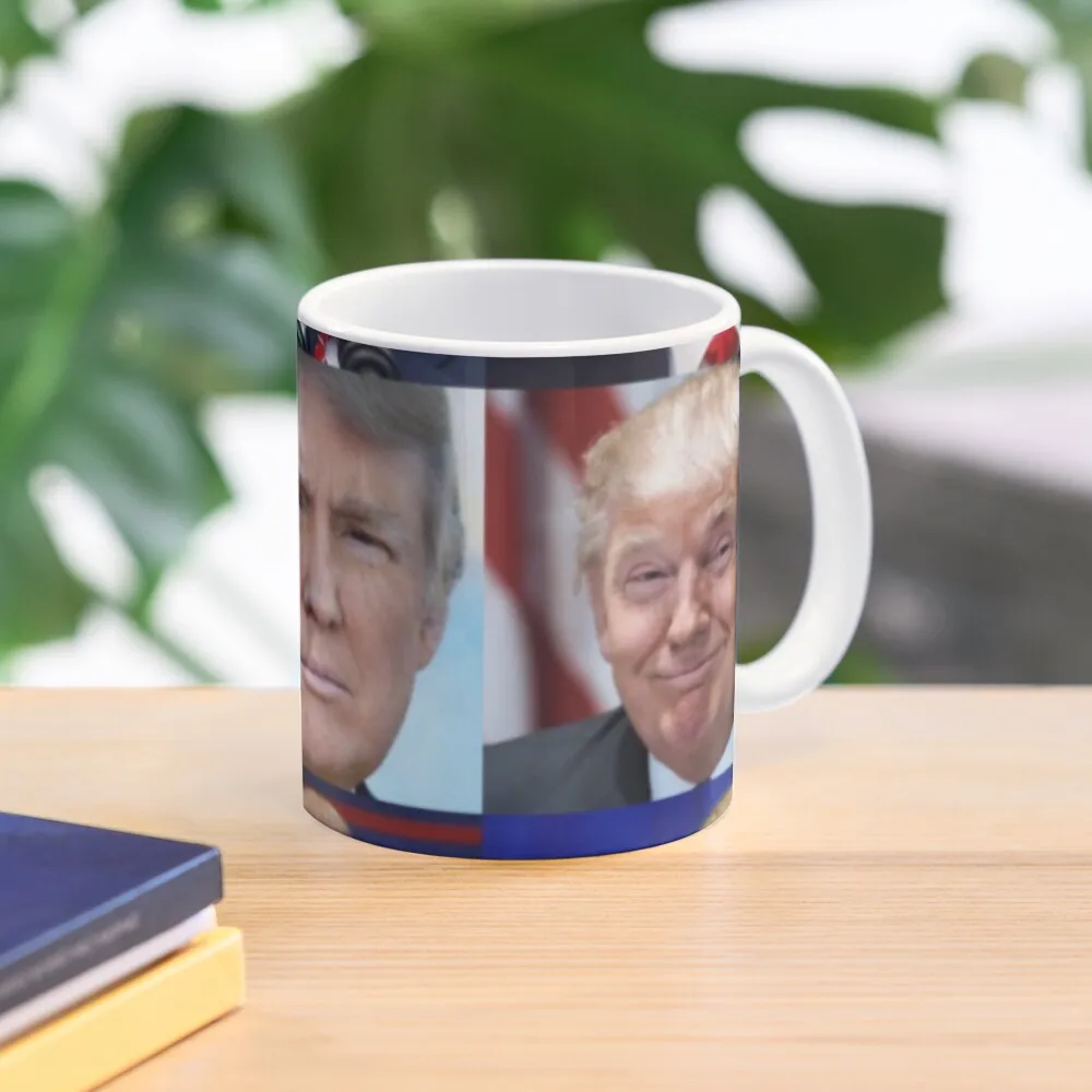 Donald Trump Classic  Mug Image Cup Design Gifts Photo Handle Round Printed Drinkware Picture Coffee Tea Simple