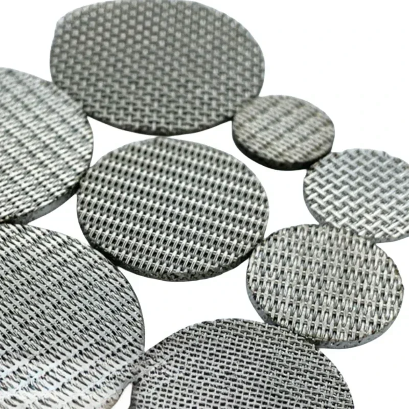 5Pcs 316 Stainless Steel Sintered Filter Disc, High Precision Explosion-Proof Sintered Metal Plate for Liquid/Gas, Reusable