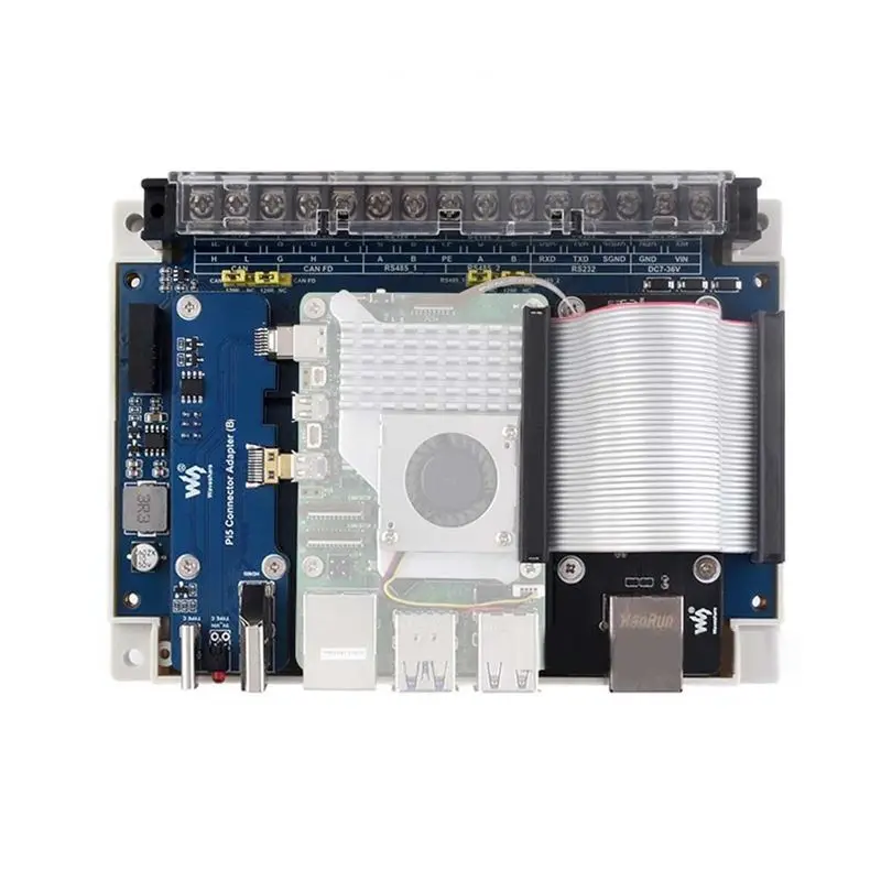 DT51 Expansion Boards for Raspberry Pi Industrial DIN-Rail RS232 RS485 CAN CAN for FD Multi Communication Expansion Board