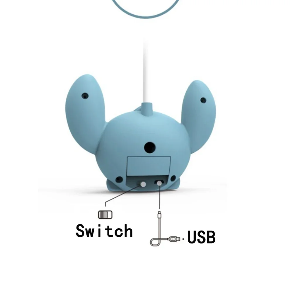 LEDリロ & スティッチデスクランプ,鉛筆削りライト,折りたたみ式,キュート,小さなブック,USB充電器,ギフト