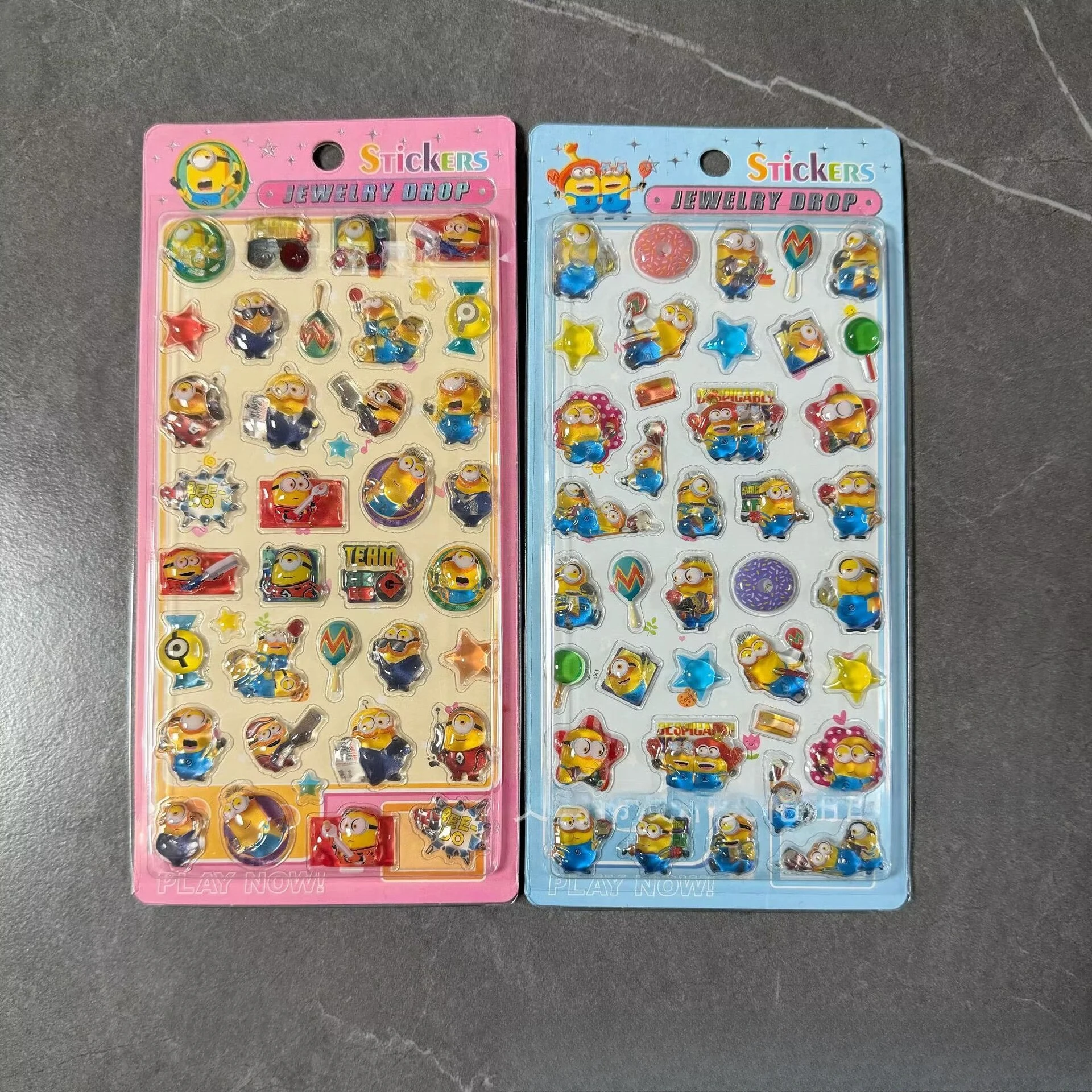 New Minions 3D Crystal Stickers DIY Decals for Phone Case Laptop Notebook Scrapbook Decorative Stickers Gift SSSSSS