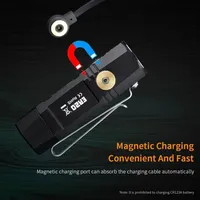 Fitorch ER20 USB Rechargeable LED Flashlight 1000lm IPX8 Waterproof Magnetic Tailcap EDC Torch For Camping Outdoor Emergency Use