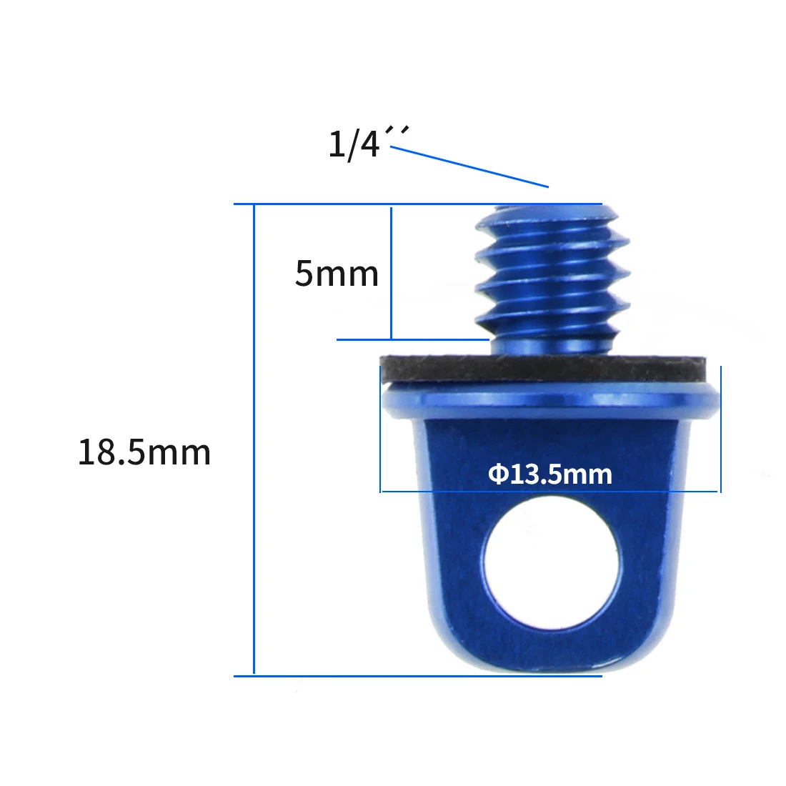 10x 1/4 "3/8" Zoll Schrauben 1/4-20 Griff Schraube Mutter Lanyard Schulter Strap Mount Adapter für DSLR kameras Foto Stativ Zubehör – Detail 14