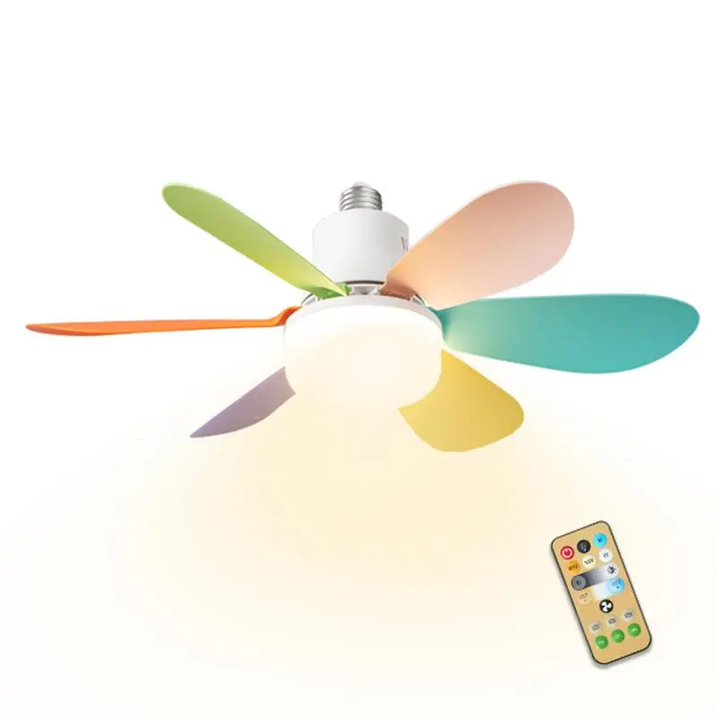 

Ceiling Fans With Lights E27 Socket Fan Dimmable Ceiling Fan With Remote Control