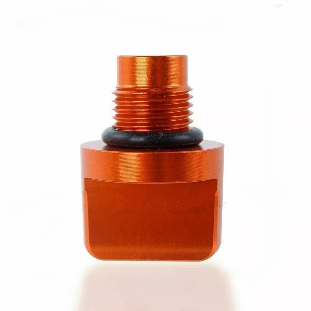 

Motorcycle accessories Orange 27mm Motor Oil Fuel Filler Plug Bolt Nut Screw Fit For RC 125 200 390 690