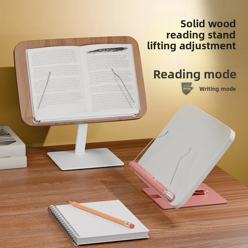 reading-stand-multi-functional-metal-carbon-steel-bracket-bed-reading-artifact-can-be-lifted-and-lowered-for-students'-desktop