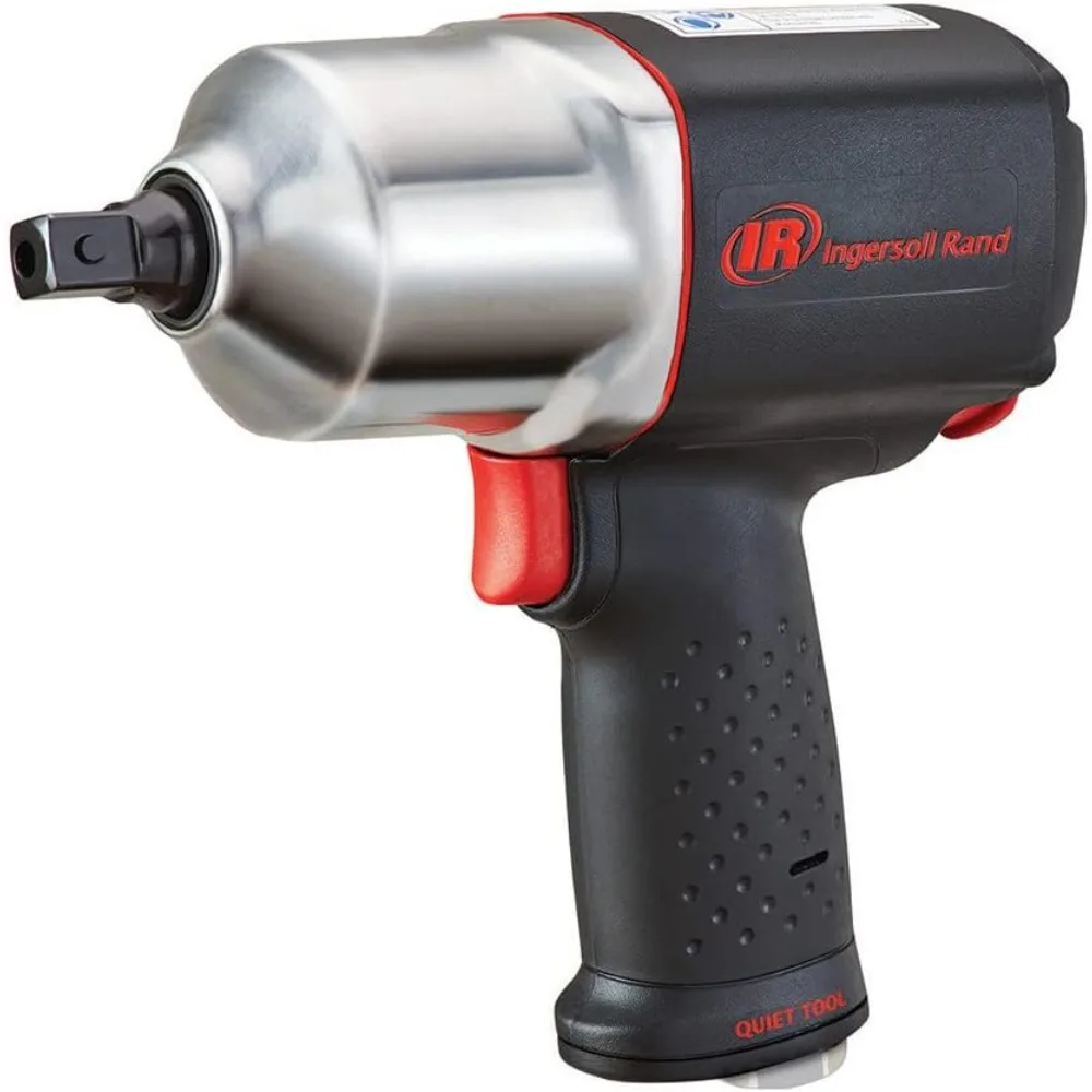 Ingersoll Rand 2135QXPA Half-Inch Quiet Air Impact Wrench with 1100 ft-lbs Torque for Nut Removal