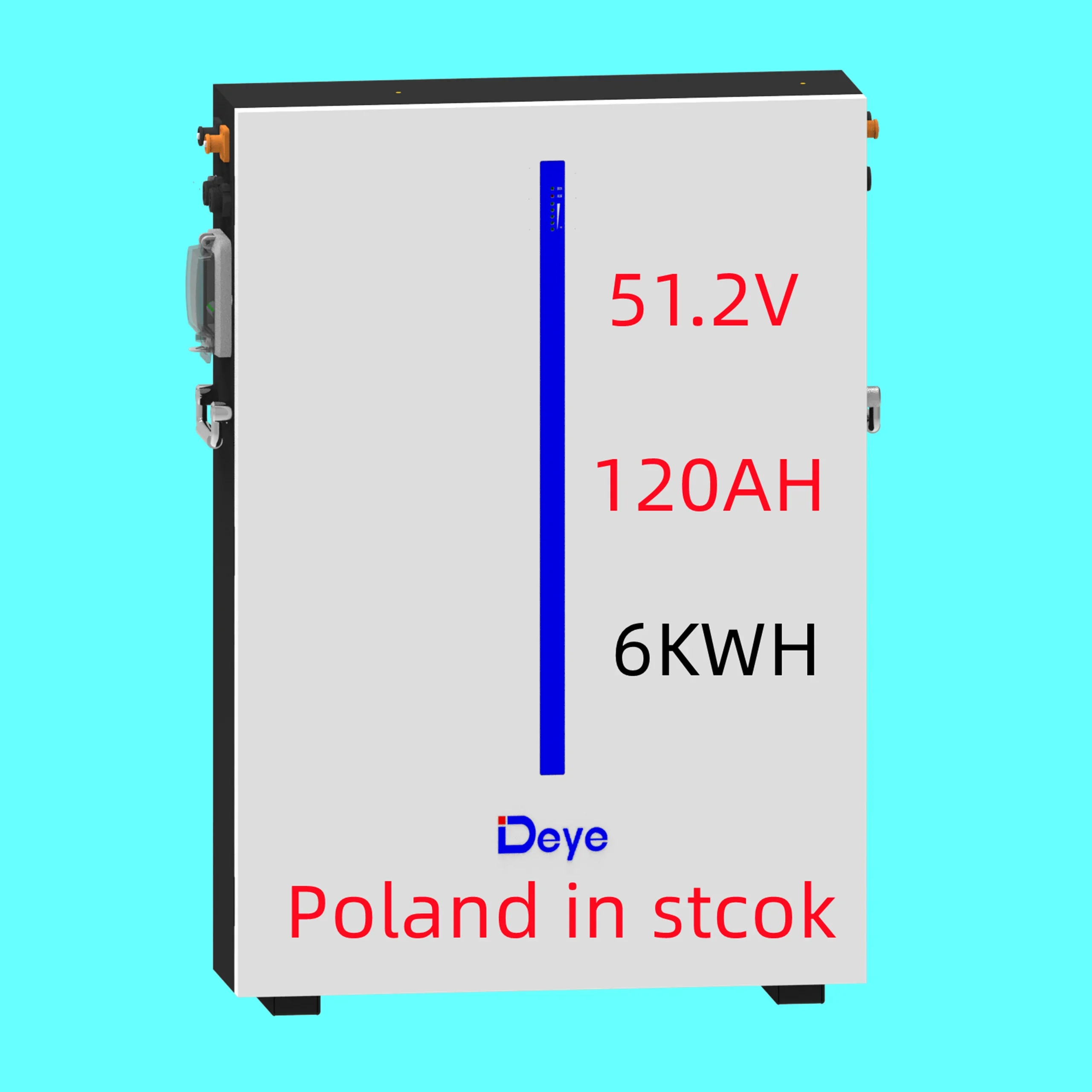 

Deye battery ESS RW-M6.1 RW-M6.1-B LiFePO4 48V 51.2V 100Ah 120ah 6kwh Energy Storage Deye lithium batteries