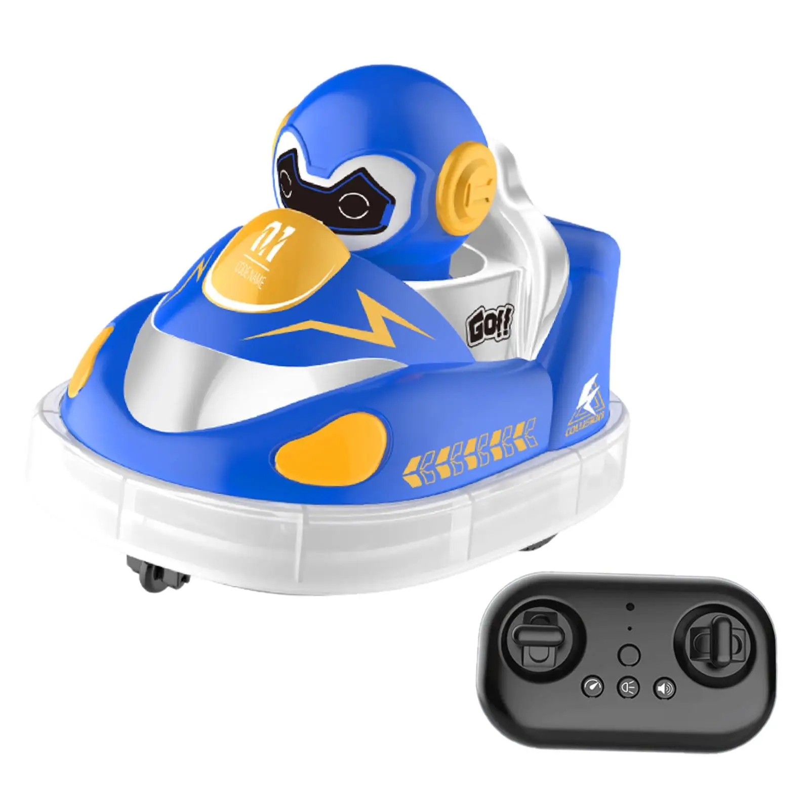 RC Speed Bumper Car Unique Gift Crash into Opponents Mini Remote Controlled