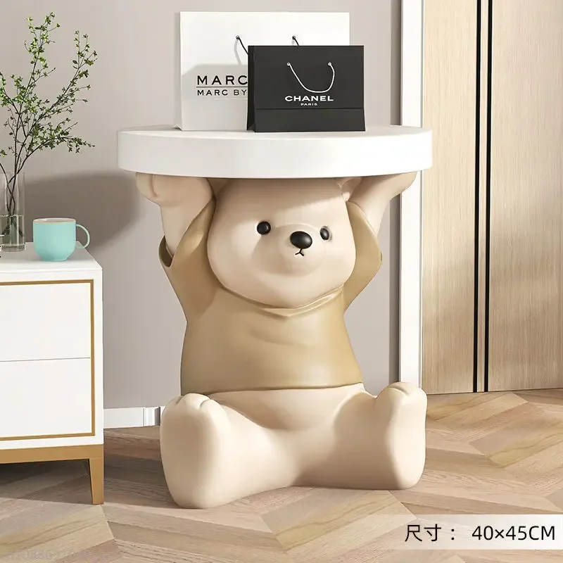 Tide Play Bear Large Tray Decoration Storage Living Room Coffee Table Bedroom Nightstand Housewarming Gift