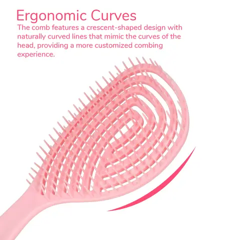 12 best sales गुलाबी बाल ब्रश - №1