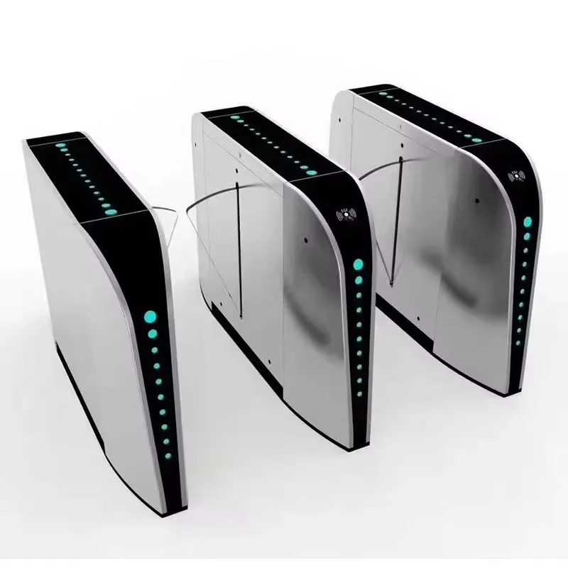 

Hot Selling Fully Automatically Face Recognition RFID Card Access Control System Flap Turnstile Gate for Office Building and Gym