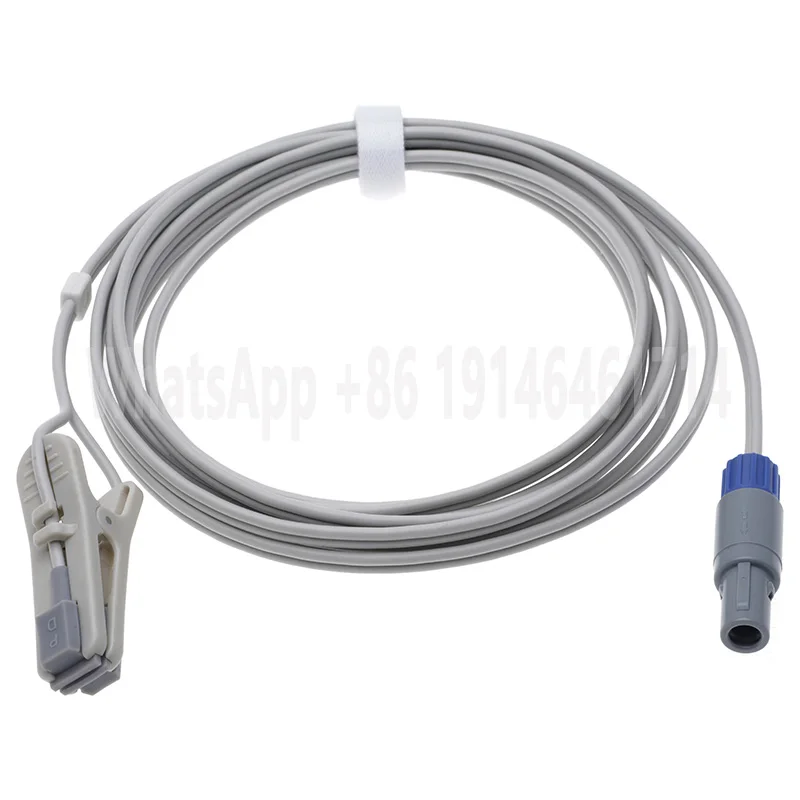 Compatible 3F(FFF) Medical IRIS 300/400 Phoebe PMS8300/8310 PhoebePro PMS8300/8310/8110A Monitor,3m Spo2 Sensor Oximetry Cable.