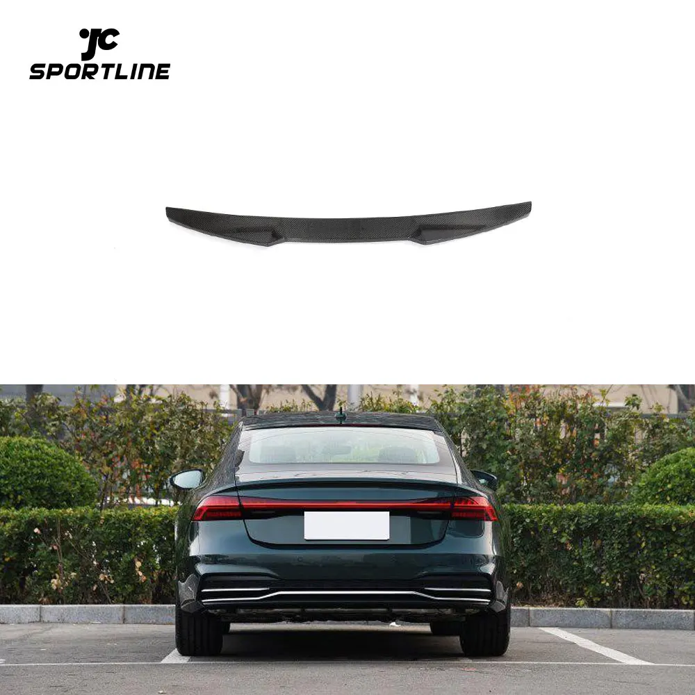 

JC Sportline Carbon Fiber Rear Trunk Spoiler For Audi A7 2019-2022