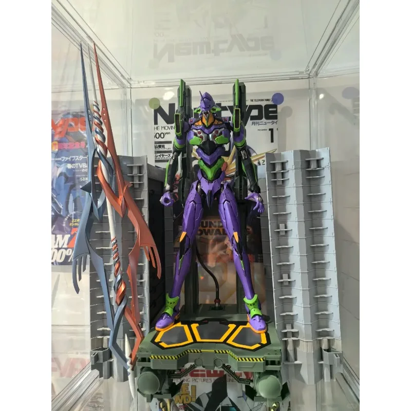 In Stock Tron Model Neon Genesis Evangelion EVA Unit-01 Model Kit Metal Inner Frame Highly Articulated Anime Mecha Collectible