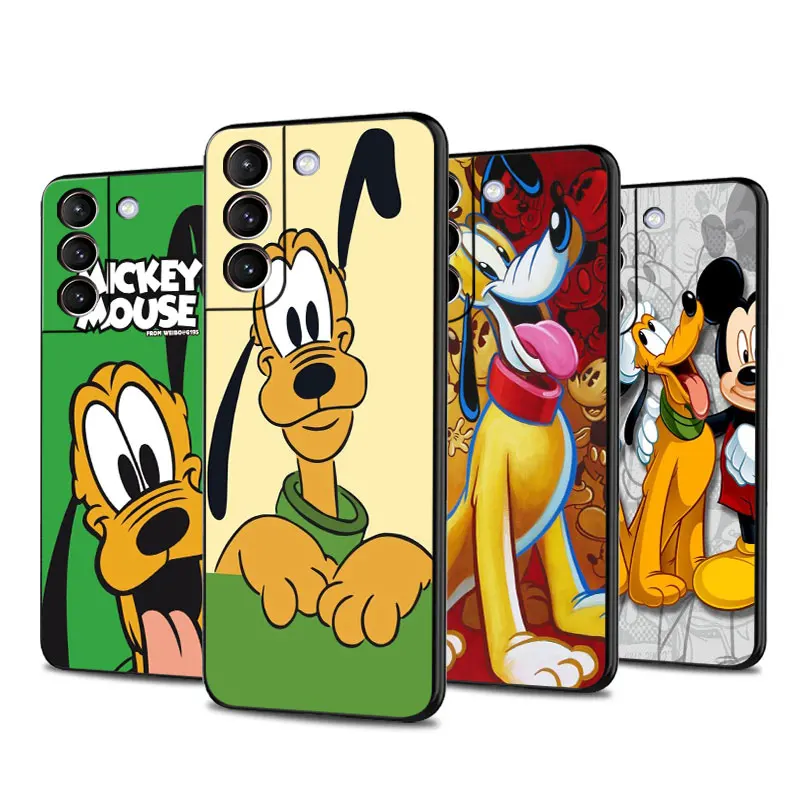 Case For Samsung Galaxy S23 S22 Ultra S20 FE S21 Plus S10 Lite S9 S10e S24 S8 Phone Cover Funda Disney Mickey's Dog Pluto