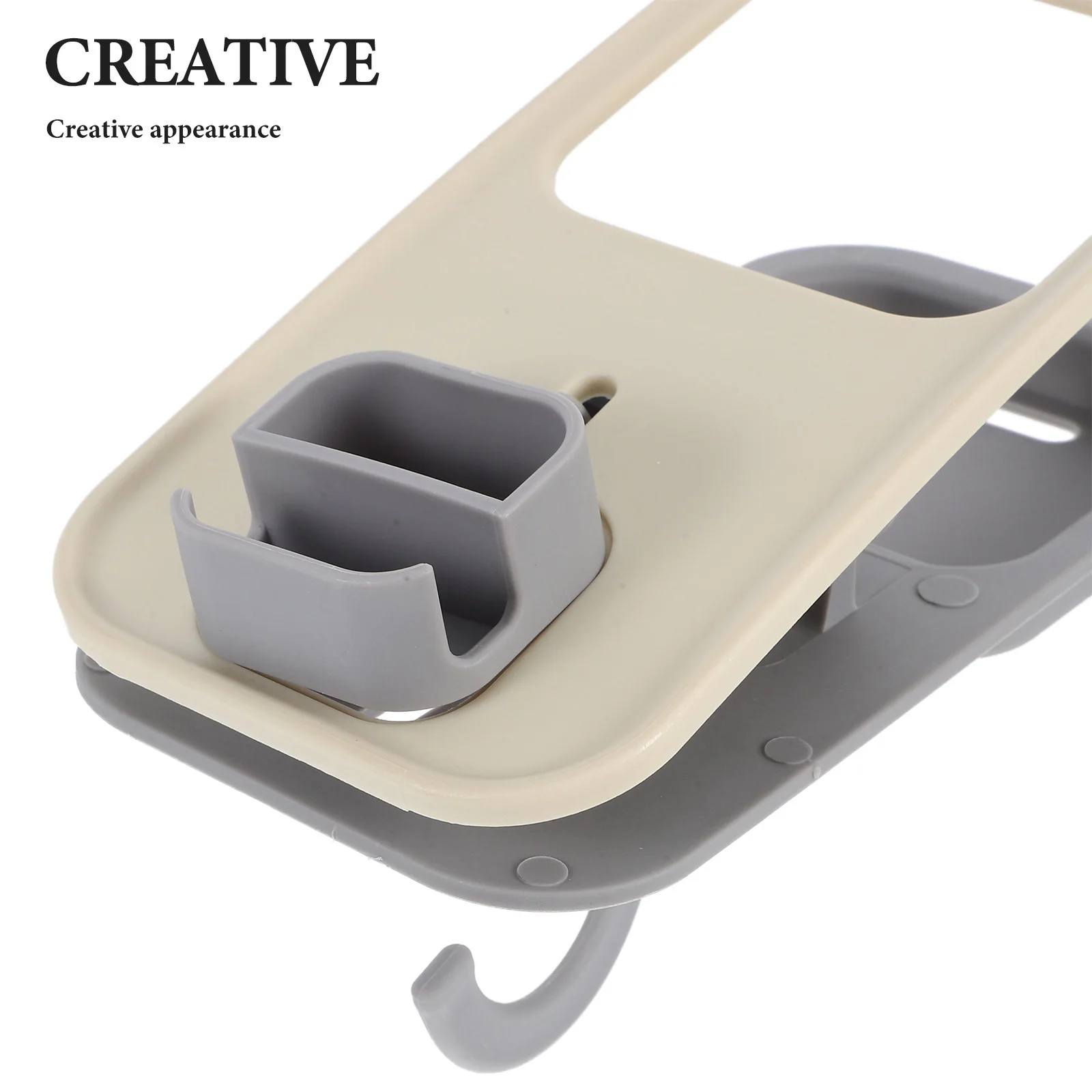 1 Set Multifunctional Desk Hook Clamp For Bags Umbrellas Water Cups Space-Saving Storage Rack Robust Plastic Holder Tableside