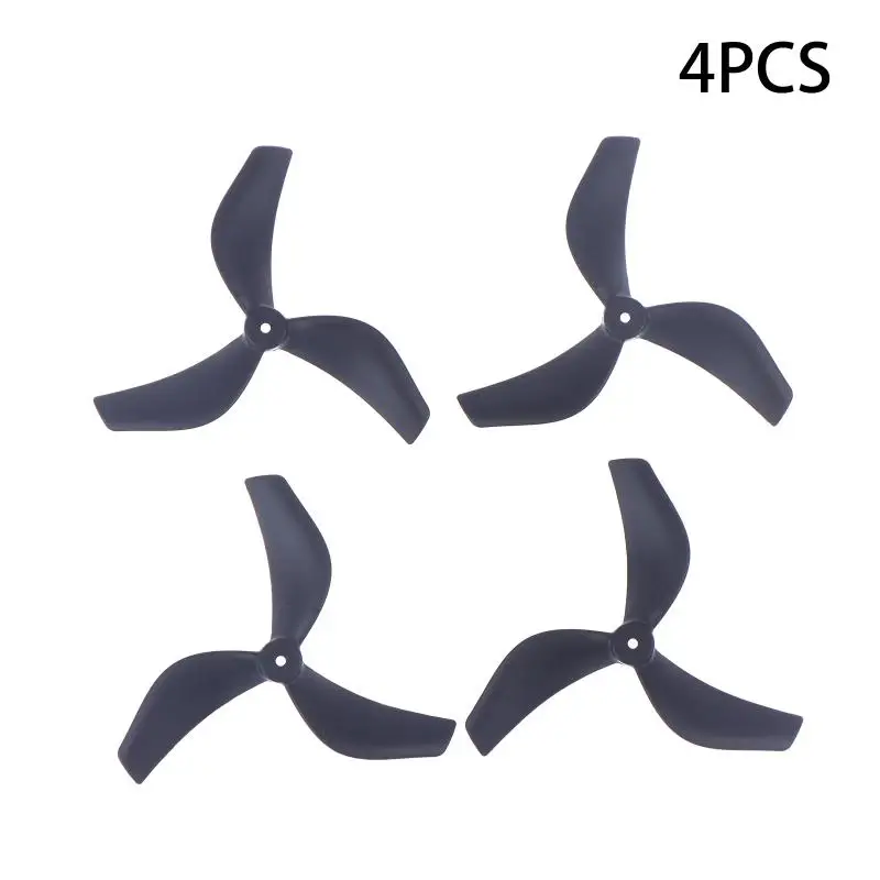 Set of 4, 2218 Triple-Blade Propellers for Pavo20 Pro Brushless Bwhoop Drone, 1.5mm Hollow Shaft, Fits LAVA 1104 Motors