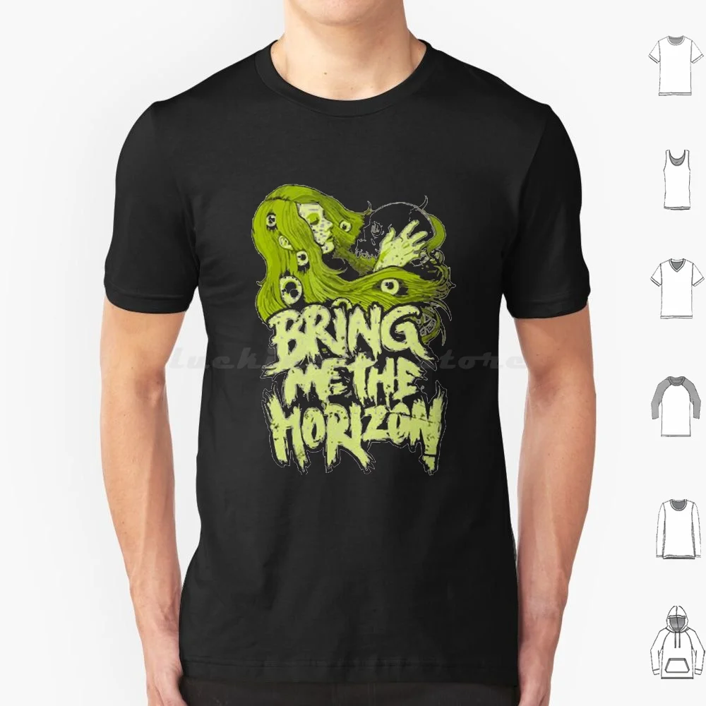 Verde meninas t camisa tamanho grande 100% algodão olhar novo vídeo novo único mantra vídeo oficial natal 2021 letras vídeo bmth trazer