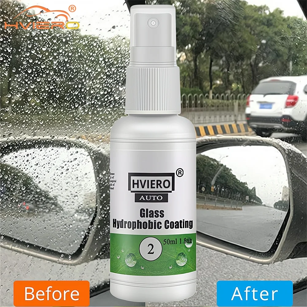 

20ml/50ml/100ml Car Glass Remove Rainproof Agent Nano Hydrophobic Polisher Coating Tools Rearview Clean Paint Care Polishes Wash