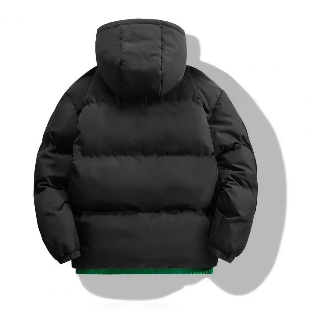 

Зимние мужские теплые пуховики, модные мужские хлопковые ветровки, парки с капюшоном, мужские свободные термотолстые пальто на молнии, одежда
