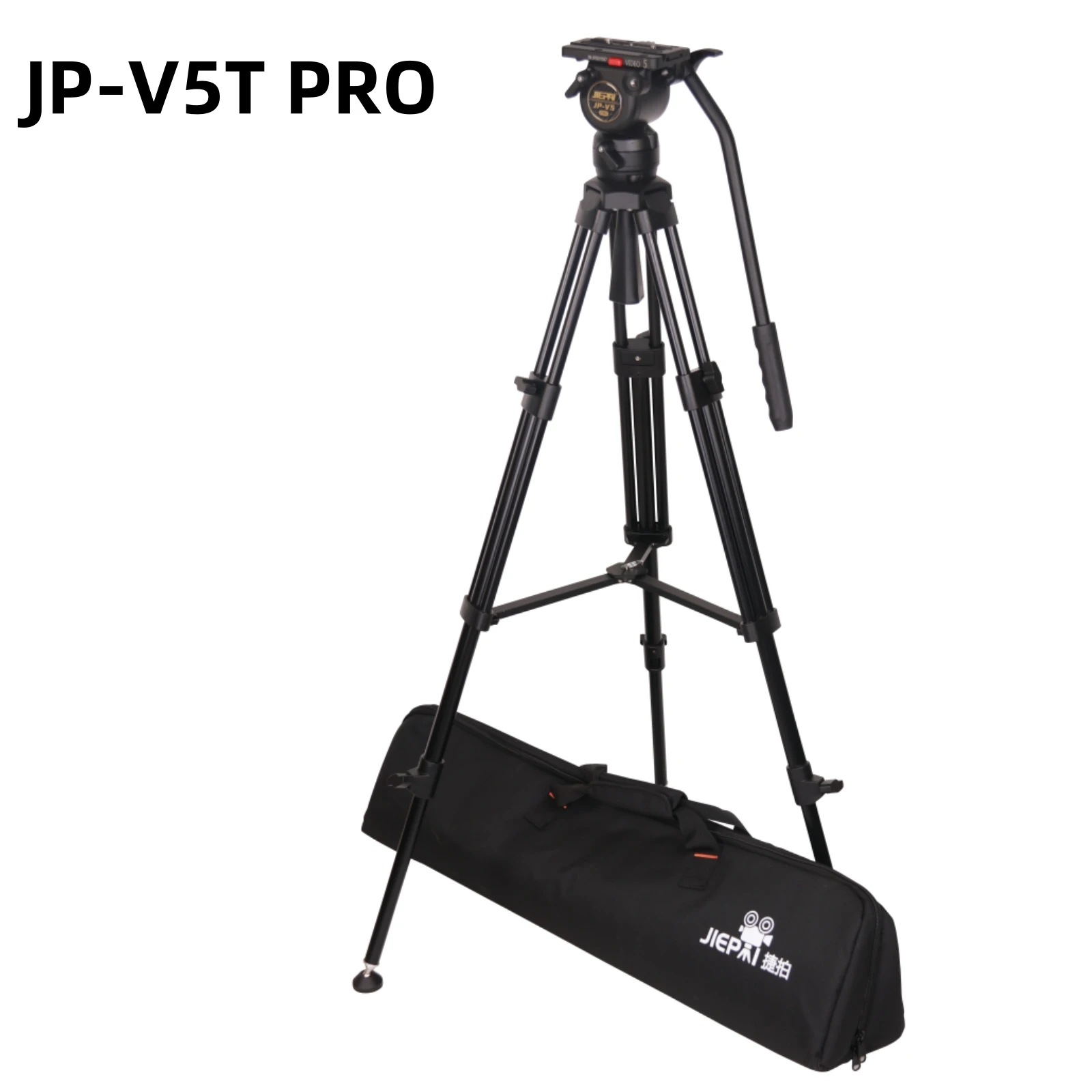 

JIEPAI 5KG JP-V5T Pro Video Camera Tripod Carbon fiber tripod JP-V5L Pro Aluminum Tripod Kit with Fluid Head Load 5KG 70mm bowl