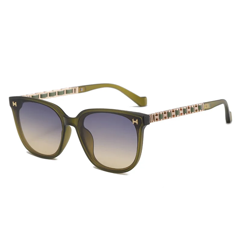 Nuovi occhiali da sole moda artefatto di bellezza protezione solare retrò online celebrità occhiali da sole avanzati femminili e maschili