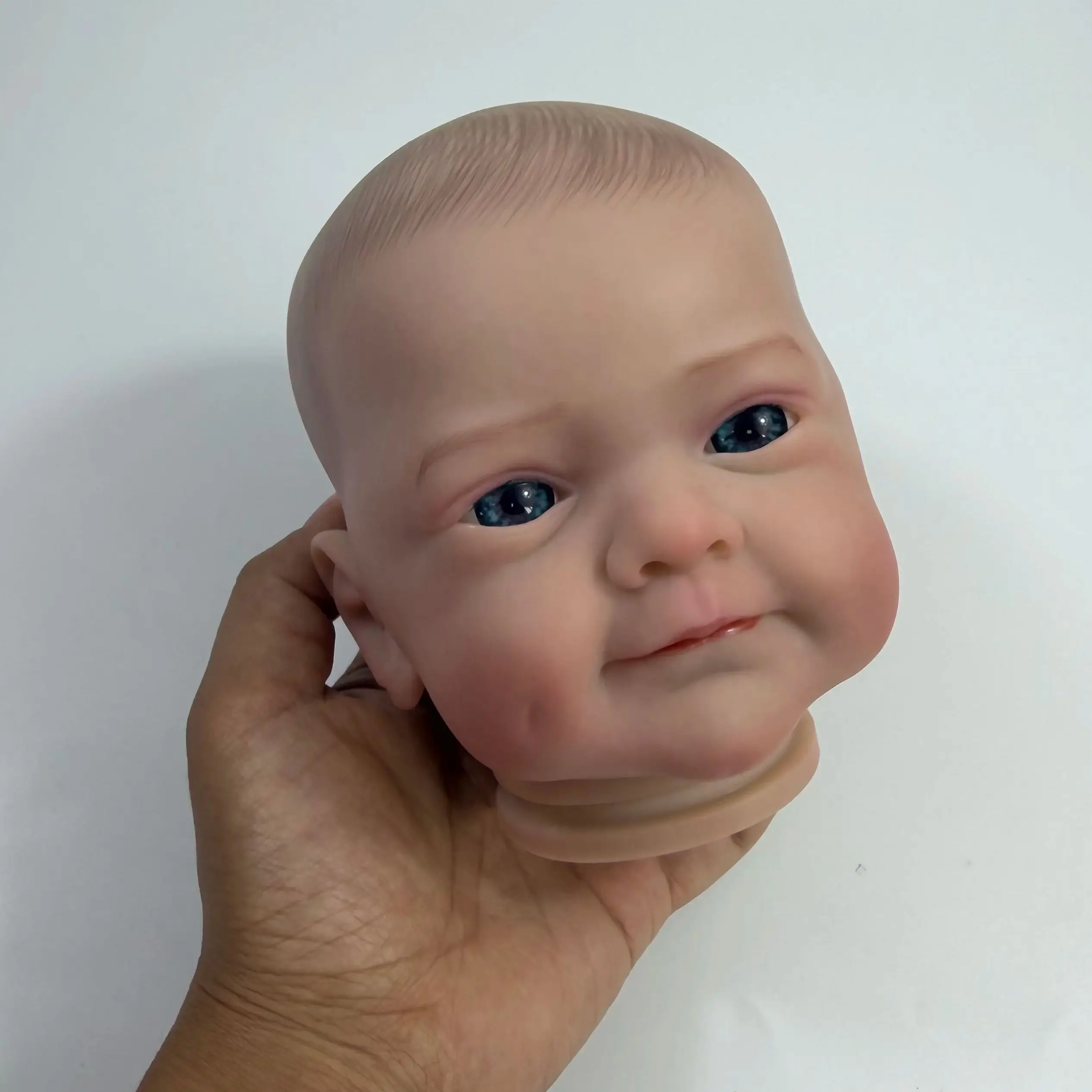 19 inches Already Painted Bebe Sanya Doll Kits Vinyl Reborn Doll Unassembled DIY Reborn Doll Kit Gift for Doll Collector
