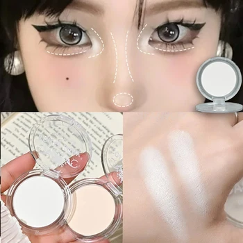 Single Matte Highlighter Palette White Beige Face Nose Brighten Contour Makeup Tea Brown…