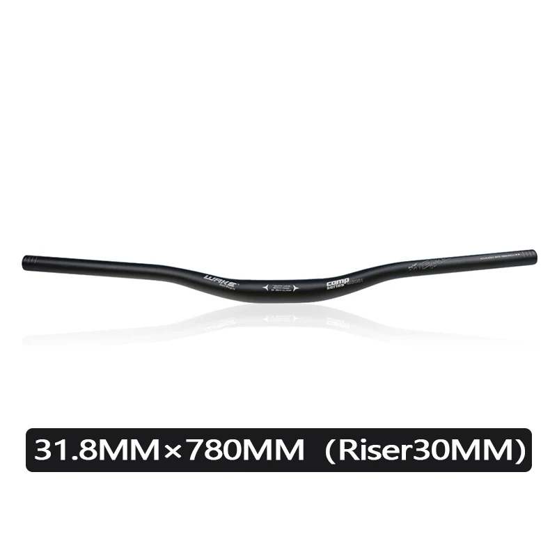 WAKE 31.8MM Fietsstuur Aluminium Alloy Bike Riser Bar 720/780mm Ultralicht Fietsstuur voor MTB Racefiets Stuur