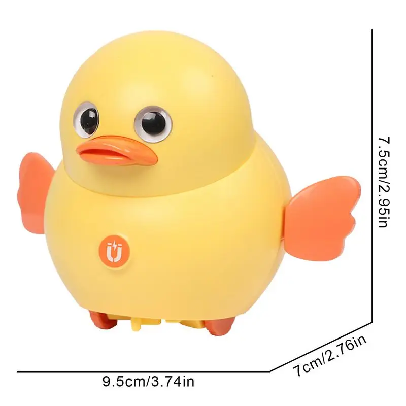 6 ชิ้นน่ารักแกว่ง Chick ของเล่นแม่เหล็กไฟฟ้าเดินสัตว์ Chick ของเล่นตลกก่อนวัยเรียนกิจกรรมการศึกษาเด็กเดินทางเกม