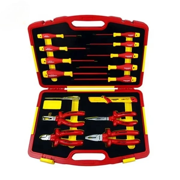 TGS 99LB001 1000V Industrial VDE Insulated Hand Tools Set Plastic Material with OEM Support and Hard Case Packaging