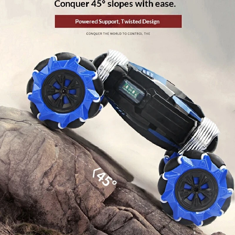 4DRC Gesture Sensing Remote Control Stunt Car 4WD Deformation Twisting Climbing Off Road Vehicle All Terrain Outdoor Toy For