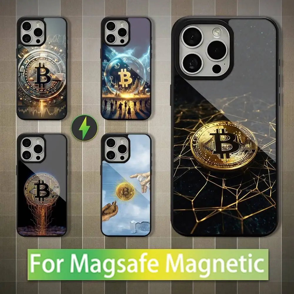 

Digital Art Bitcoin Phone Case For iPhone 16,15,14,13,12,11,Pro,Max,Plus,Mini,Magsafe,Magnetic Wireless Charging Case