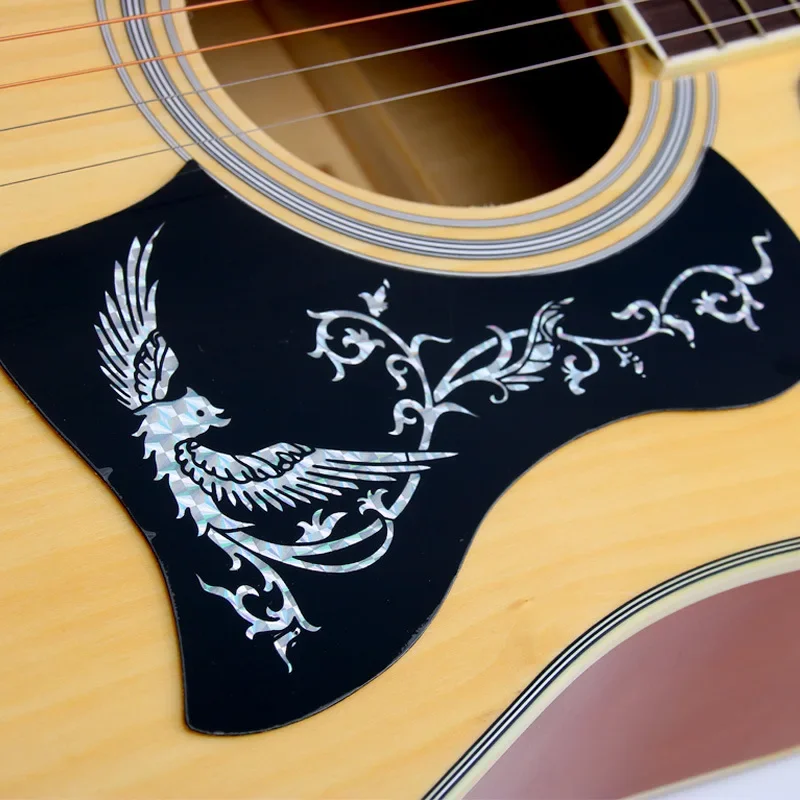 Hot 1Pc Top Quality Self-adhesive Pick Guard Sticker Professional Folk Acoustic Guitar Pickguard  Acoustic Guitar Accessories