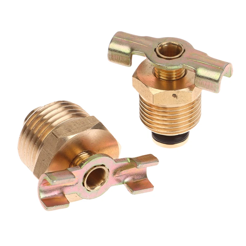 1/4 "3/8" 1/2 "латунный сливной клапан, компрессор, резервуар для хранения воздуха, заглушка, сливной клапан, безмасляный бесшумный воздушный компрессор, аксессуары