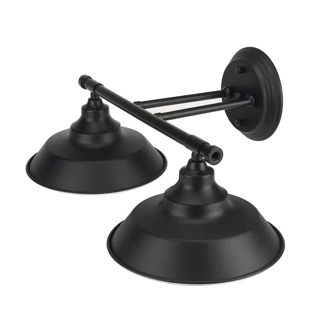 

Retro Vintage Loft Wall Light Black Iron E26/E27 LED Wall Lamp Industrial Decor Indoor Lighting Bracket for Living Room Bedroom