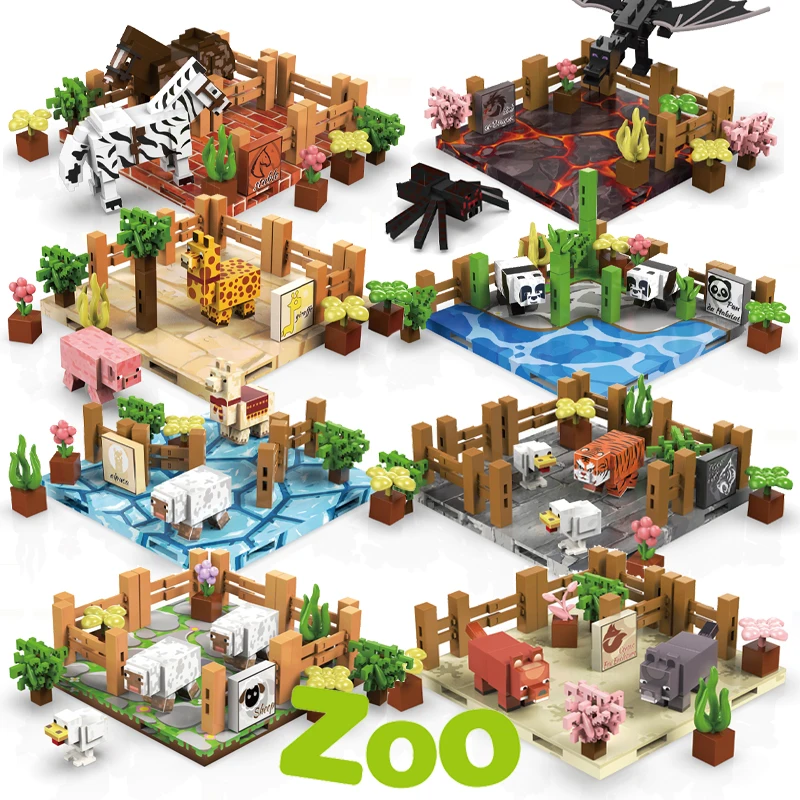 

STEM игрушки Mine World магнитный куб строительные наборы магнитные DIY строительные блоки рождественские креативные подарки для детей детский орнамент