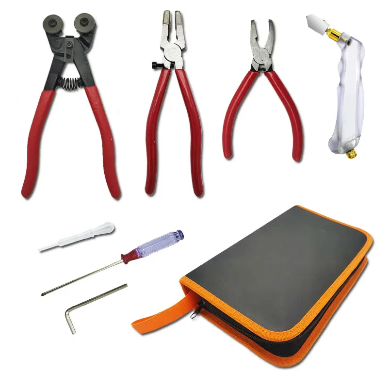 Glass Pliers Set Mosaic Tile Cutting Pliers Glass Mirror Cutting Opening Tool Set