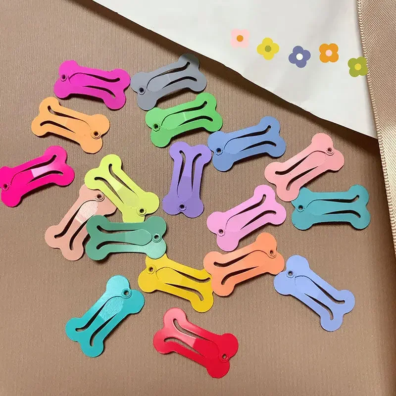 10 Pcs Set Mini Pet Small Dog Hairpins Candy Colors Small Puppy Cat Cute Hair Bows Clips Pet Hair Accessories Dogs Hair Grooming