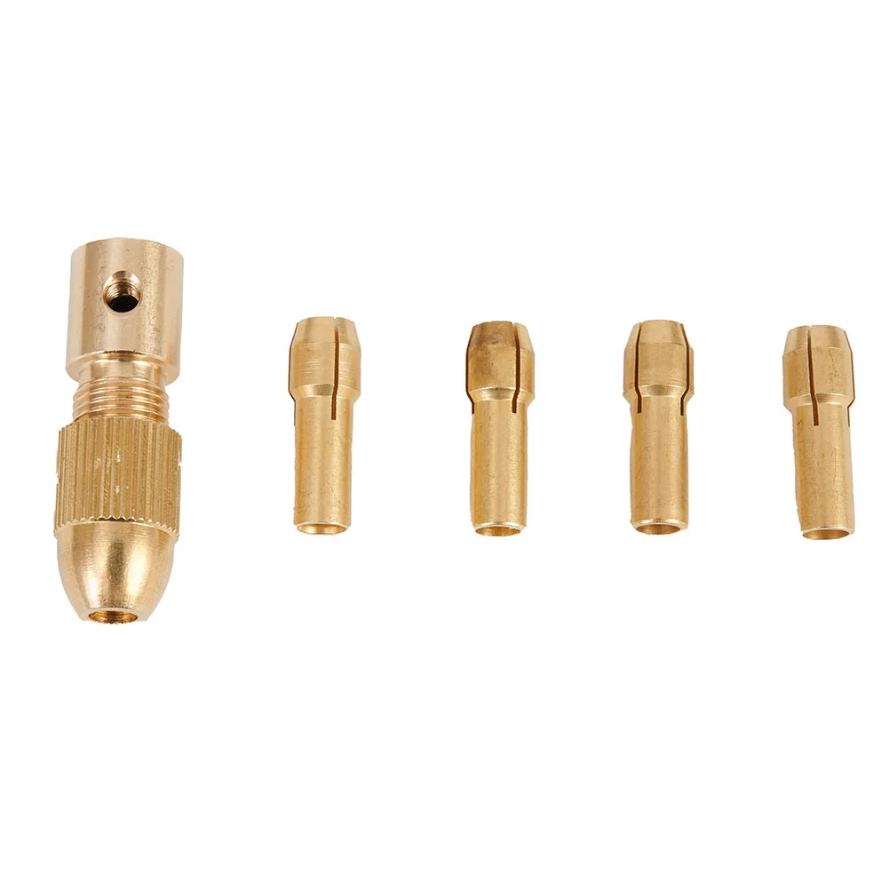 Accessory Drill Chuck Set Practical Top Nice Power Tools Workshop Drill Collet Hard Mini hard mini 0.5-3mm Copper