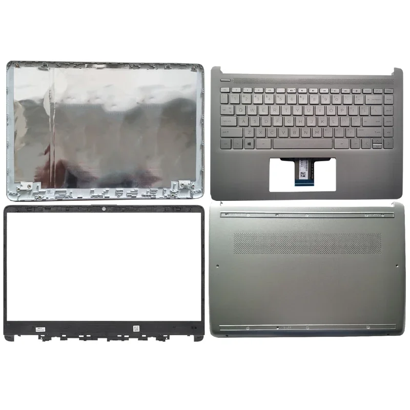 For HP Pavilion  14-DQ 14-DR 14S-DR 14S-FR 14S-FQ TPN-Q221 Q242 LCD Back Cover/Front Bezel/US with Palmrest Upper/BOTTOM CASE